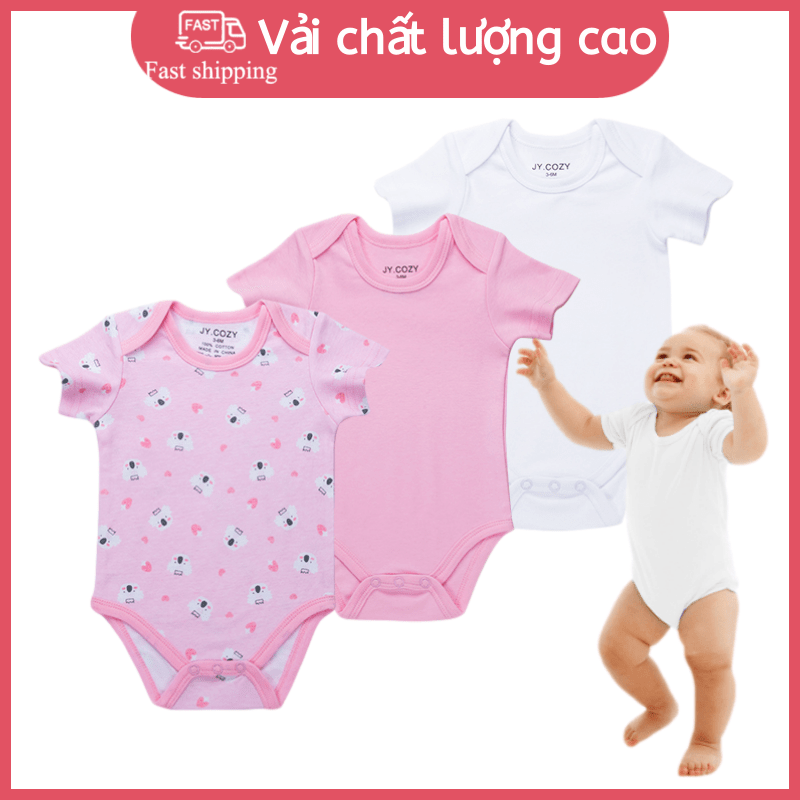 Quần Áo Trẻ Em Sơ Sinh Áo Liền Quần Ngắn Tay Cho Bé Đồ Cho Bé Gái Sơ Sinh  Cotton Nguyên Chât | Holcim - Kênh Xây Dựng Và Nội Thất