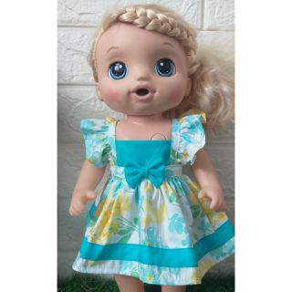 Đầm dành cho baby alive size L( ngực 24_25cm), cao 32cm .
