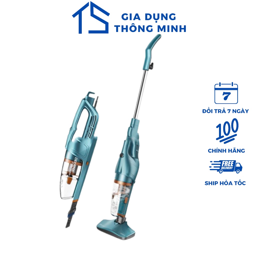 Máy Hút Bụi Cầm Tay Xiao  DEERMA DX900 Lọc Inox - Công Suất 600w - HÀNG CHÍNH HÃNG