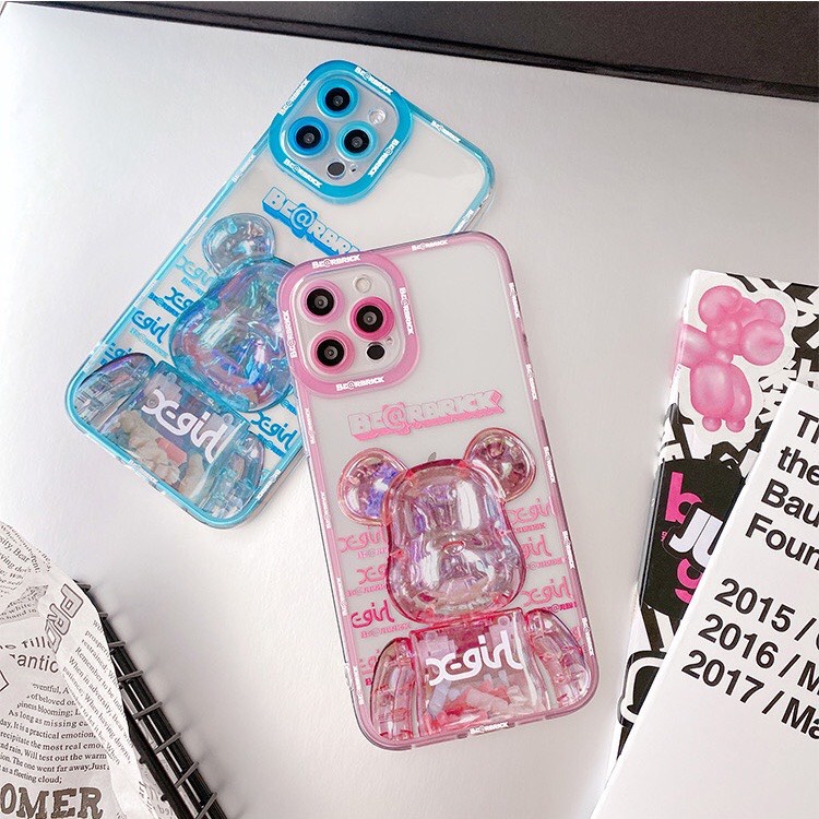 Ốp lưng iphone gấu trong 2 màu 7/8/se2020/xr/7plus/8plus/x/xs/xsmax/11/12/13