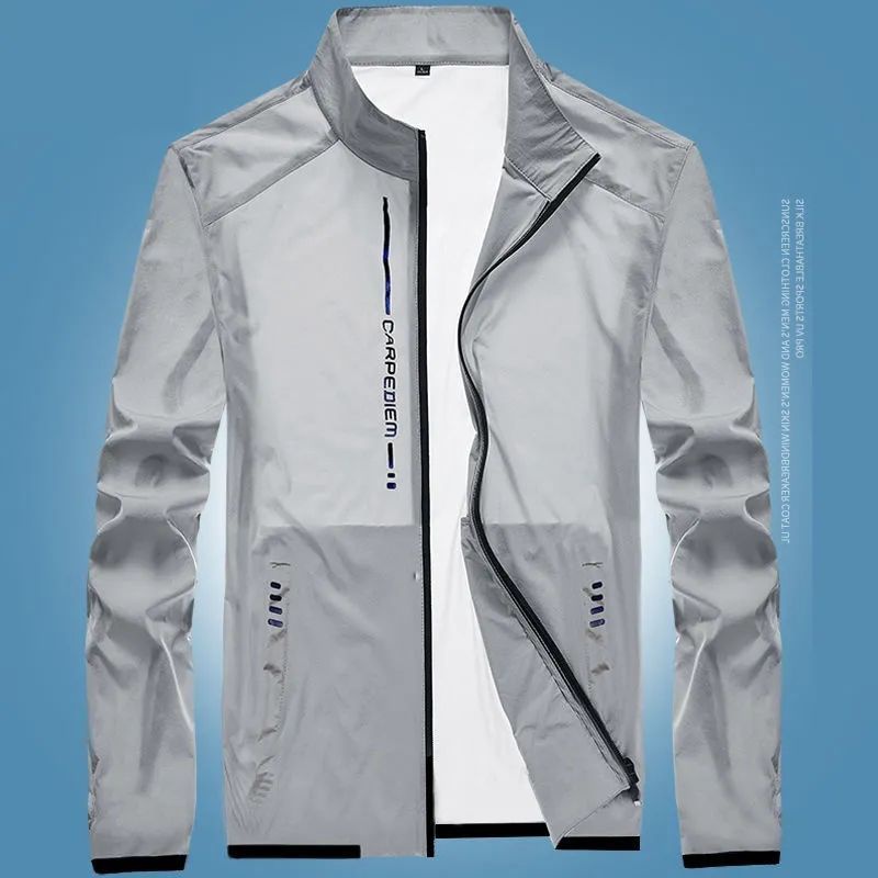 Áo Khoác Thể Thao Chống Nắng / Tia UV Siêu Mỏng Thoáng Khí Phong Cách Hàn Quốc Thời Trang Mùa Hè Cho Nam