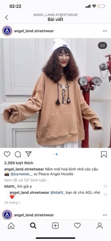 🌟 Hoddie Nỉ Angel