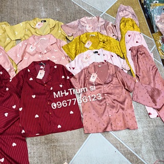 Bộ Pijama lụa gấm cao cấp