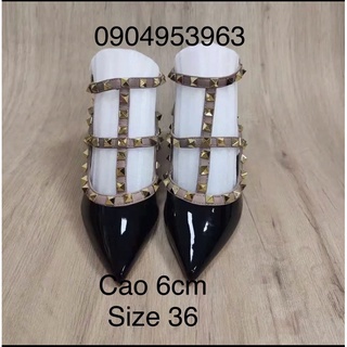 Giày đinh tán 10cm