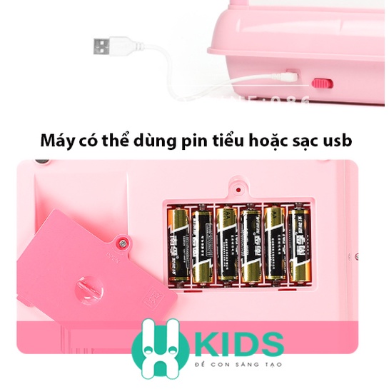 Máy gắp thú mini cỡ to thế hệ mới có wireless điều khiển từ xa kèm 6 gấu bông cho bé