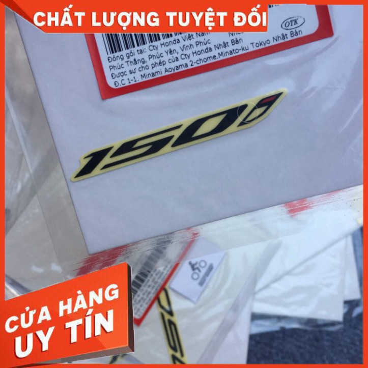 [ SH125-150 ] Tem Chữ 150i 125i Honda SH 150 Chính Hãng