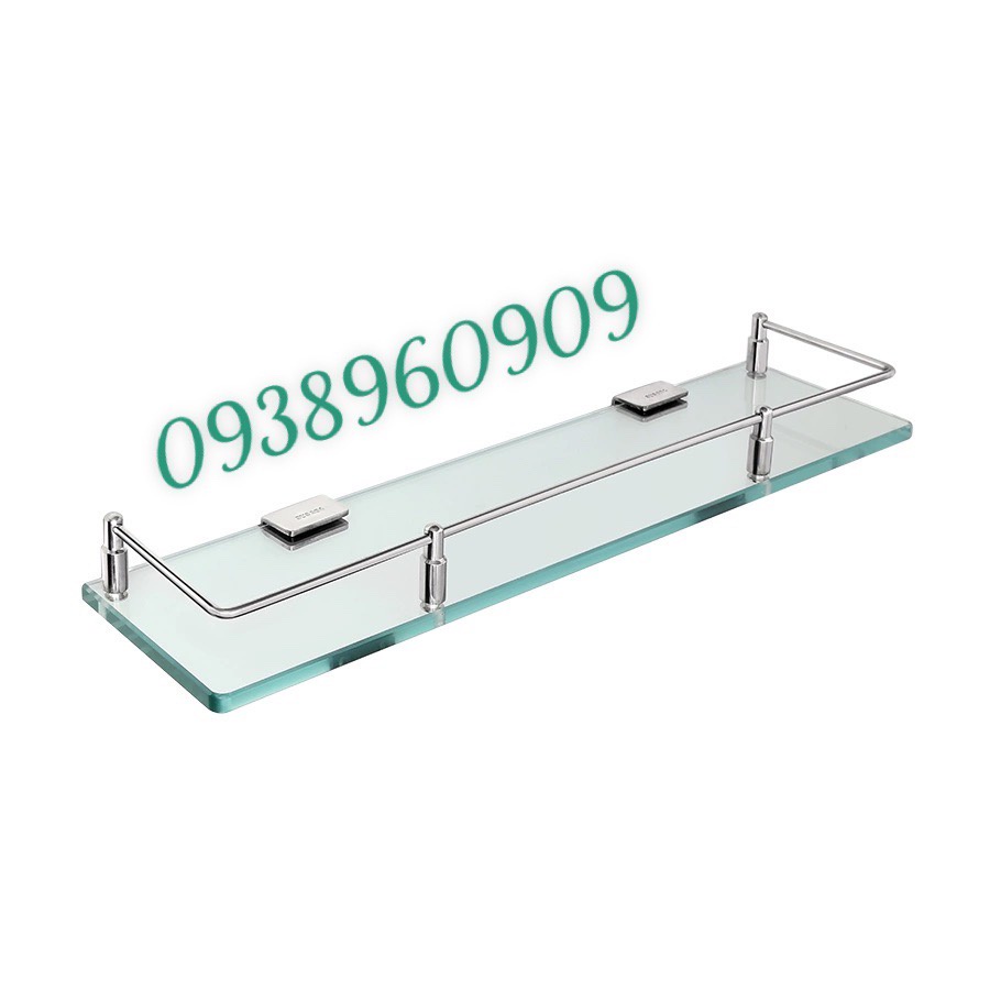 Kệ Kính Inox 304 Phòng Tắm Cao Cấp, Trụ Rào Bản To - Kệ kính Inox 304 Nhà Tắm - Mã SP: TP41