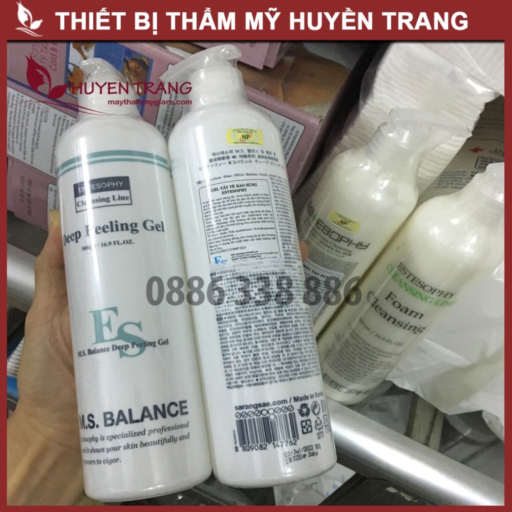 Gel Tẩy Tế Bào Chết ESTESOPHY Chính Hãng - Thẩm Mỹ Huyền Trang