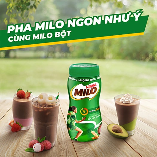 Sữa Milo Bột Thức Uống Lúa Mạch Hũ 400g