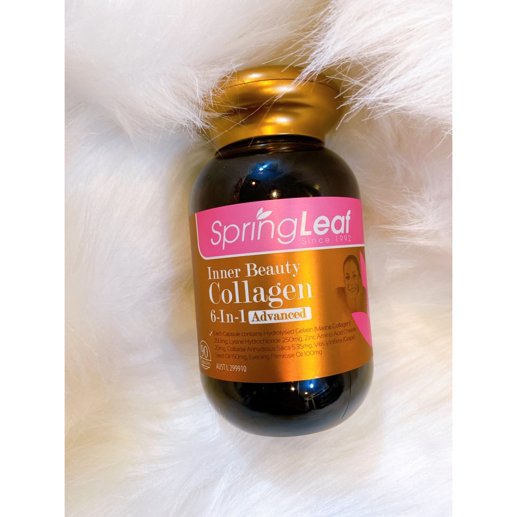 COLLAGEN 6 IN 1 SPRING LEAF CỦA ÚC 90 VIÊN | BigBuy360 - bigbuy360.vn