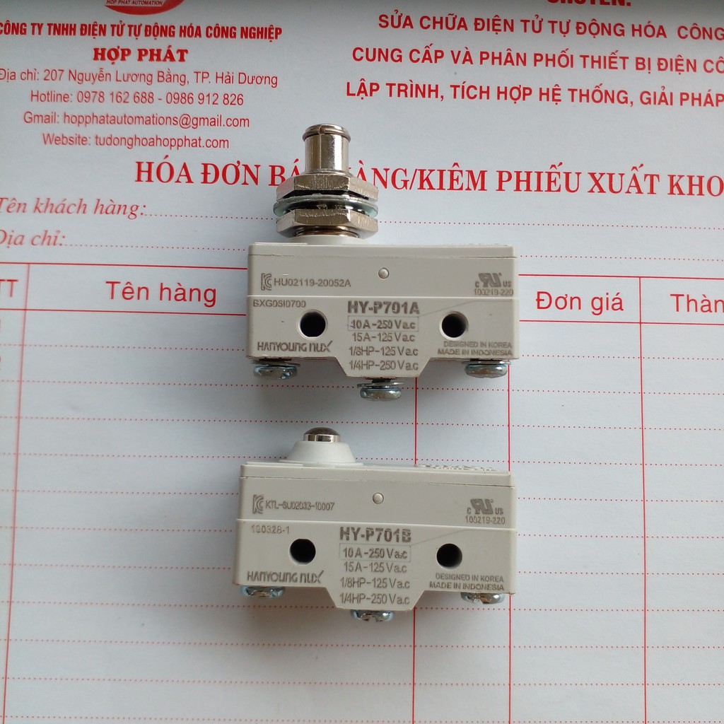 Hanyoung Công tắc hành trình HY-P701A, HY-P701B