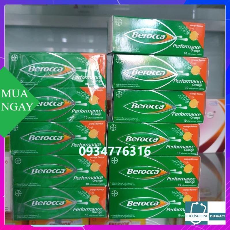 VIÊN SỦI BEROCCA tuýp  10 viên.hộp 24 viên