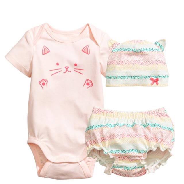 Set mèo H&M 3 chi tiết auth