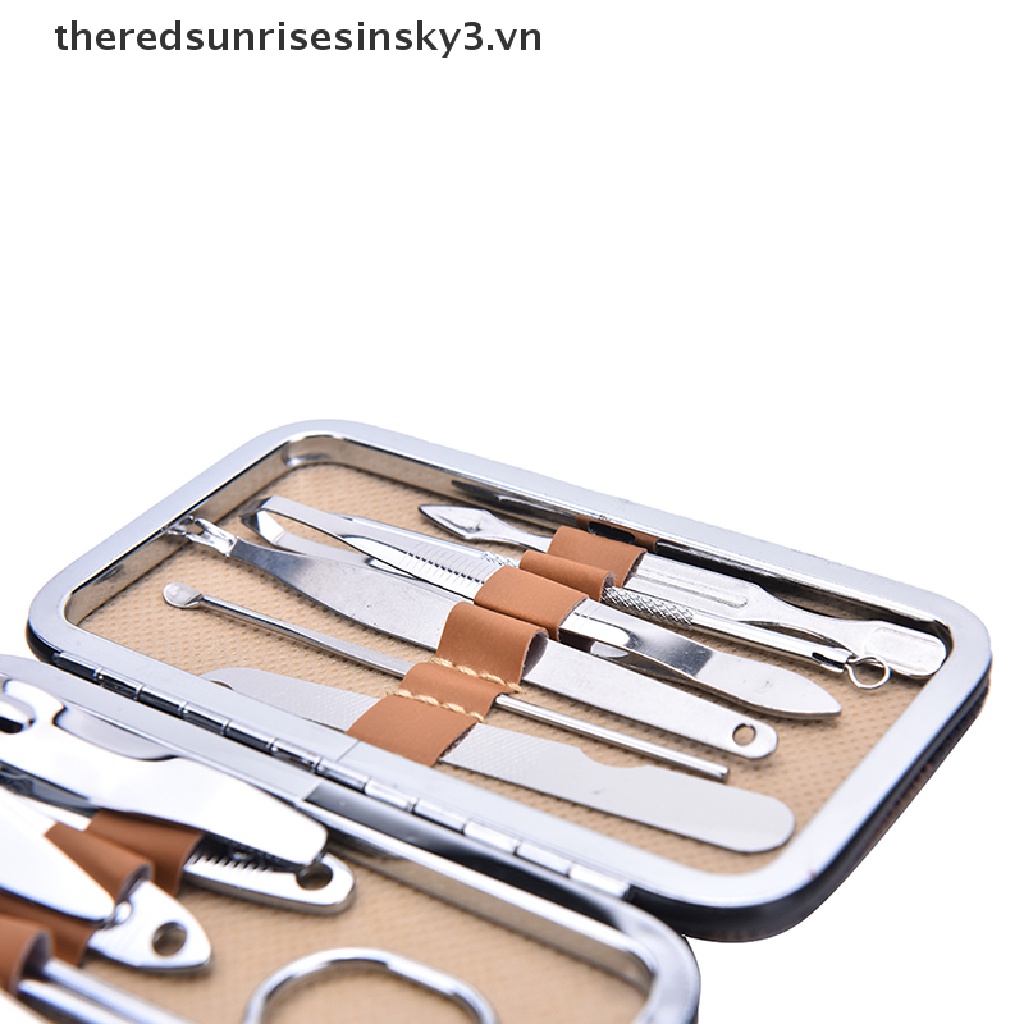 * * * * Bộ 10 Dụng Cụ Chăm Sóc Móng / Cắt Móng Tay / Móng Chân Mới.