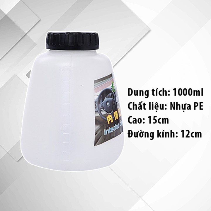 Bình + Súng Dọn Nội Thất Lốc Xoáy, Đầu Súng Bằng Đồng Siêu Bền Làm Sạch Cực Mạnh