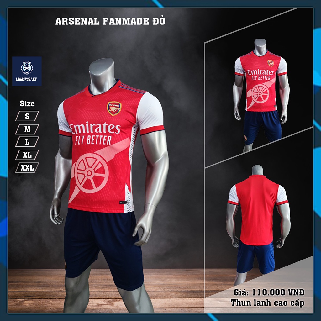 Áo Bóng Đá Arsenal, Bộ quần áo bóng đá Arsenal đủ mẫu mới nhất SP05 thumbnail