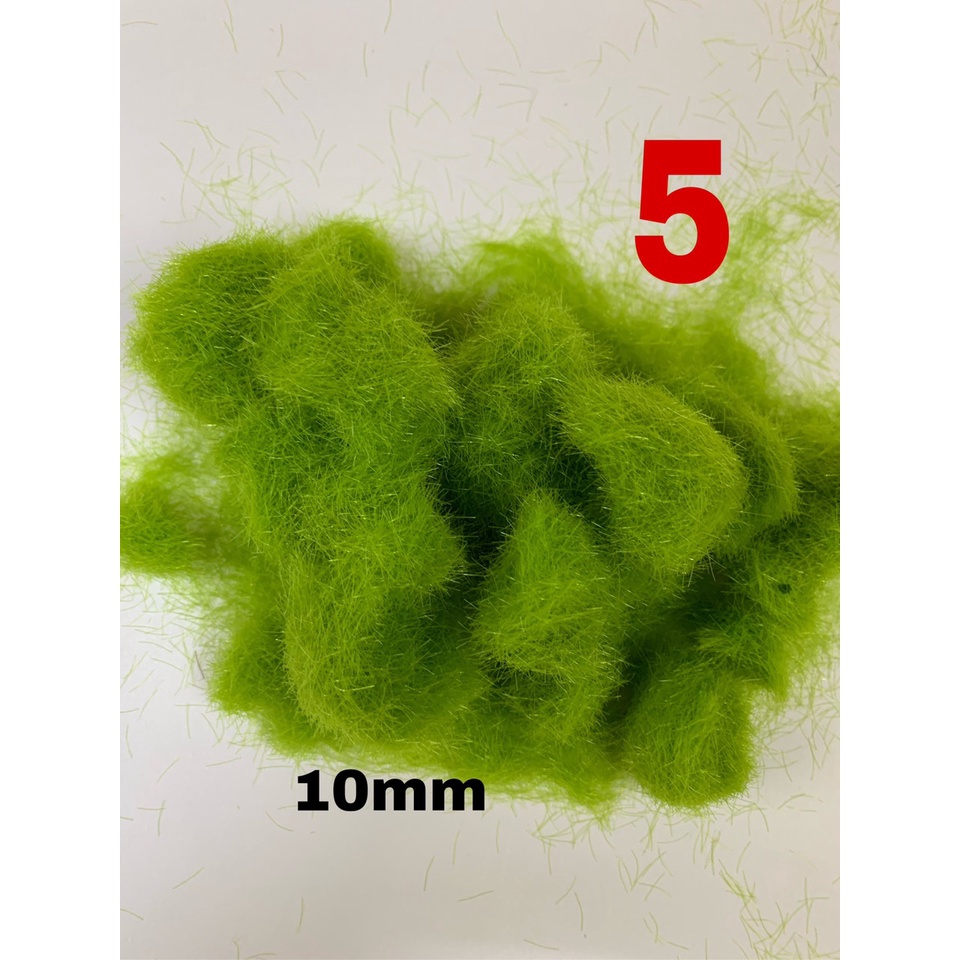 Bột Cỏ Sợi 8mm,10mm Nhiều Màu Làm Mô Hình Sa Bàn