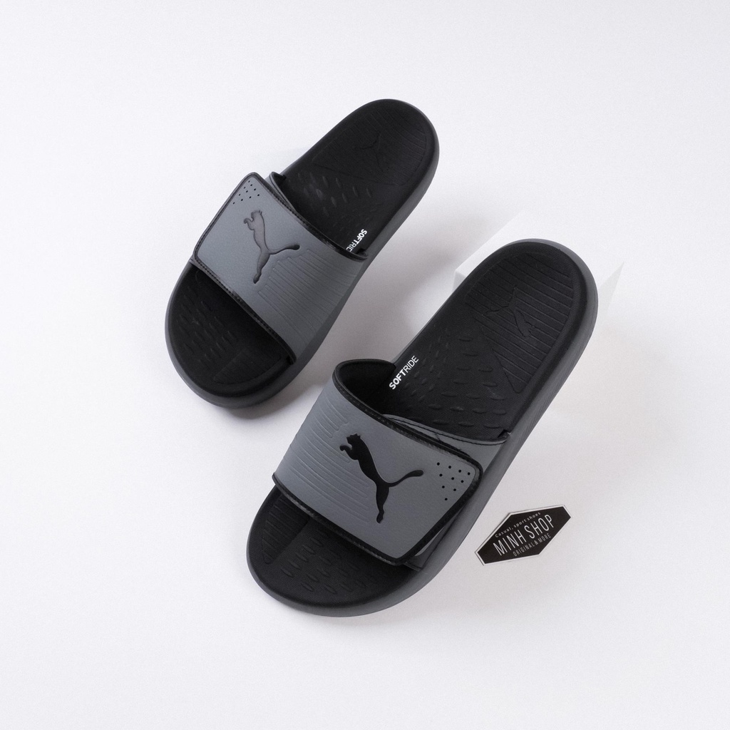 Dép Puma_Softride 'Black Steel Grey' - 10664