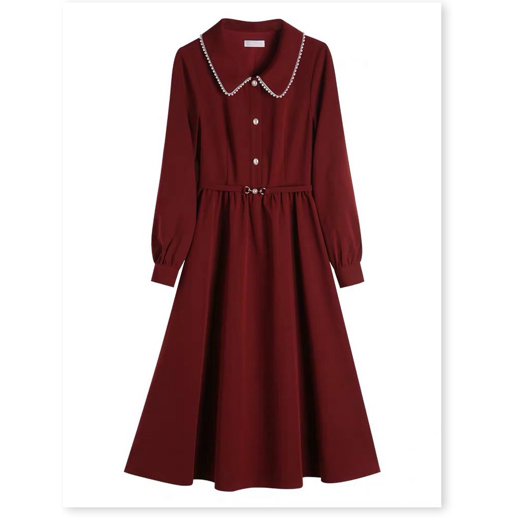 Đầm nữ tay lở phối ren chất liệu đũi cao cấp sang chảnh sành điệu