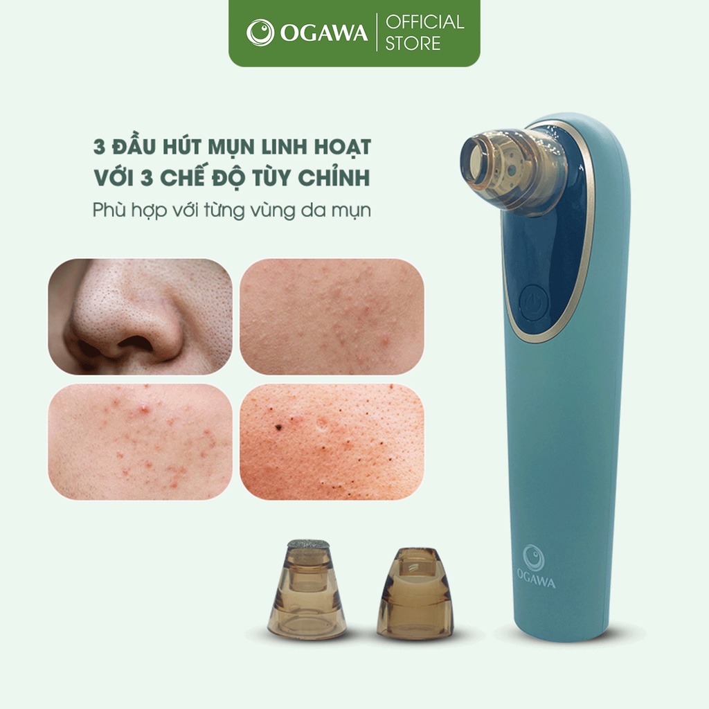 Máy hút mụn cá nhân OGAWA Blackhead removal - Loại bỏ mụn đầu đen và sợi bã nhờn
