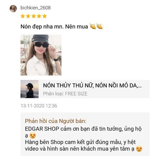 NÓN THỦY THỦ NỮ, NÓN NỒI MỎ DA, VIDEO THẬT 100%
