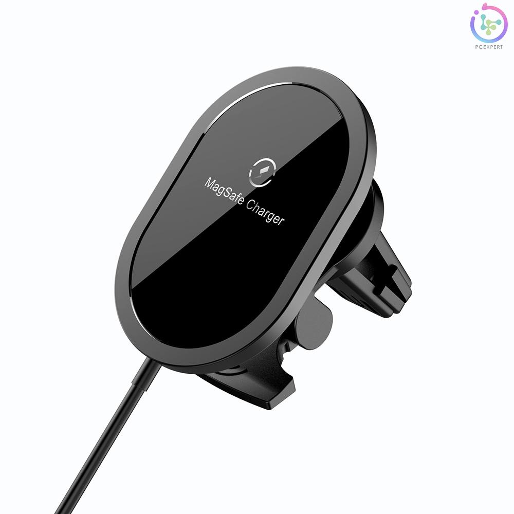 X439 Car Wireless Charger 15W Fast Charge Replacement for iPhone 12 Series Black