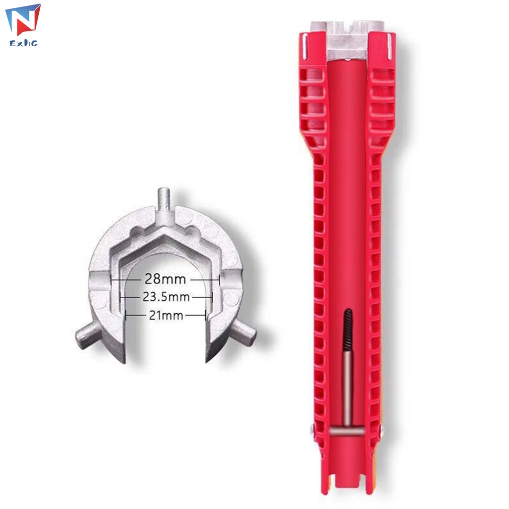 Cờ Lê Vặn Vòi Nước Bồn Rửa Đa Năng Chống Trượt Cho Nhà Tắm/Nhà Bếp