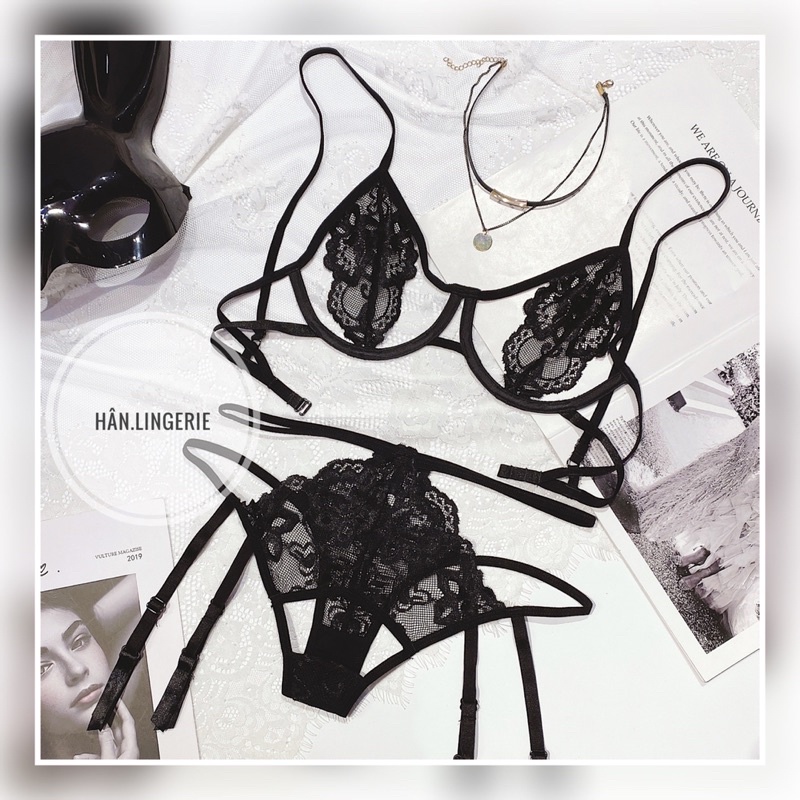 ♥️Bộ đồ lót CÓ GỌNG tặng kèm tất chân♥️( Ảnh sản phẩm thật tại shop ) | BigBuy360 - bigbuy360.vn