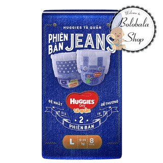 Set 100 miếng Tã quần Huggies JEAN M100/L100 phiên bản giới hạn