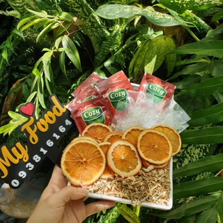 Một gói trà đào Cam sả