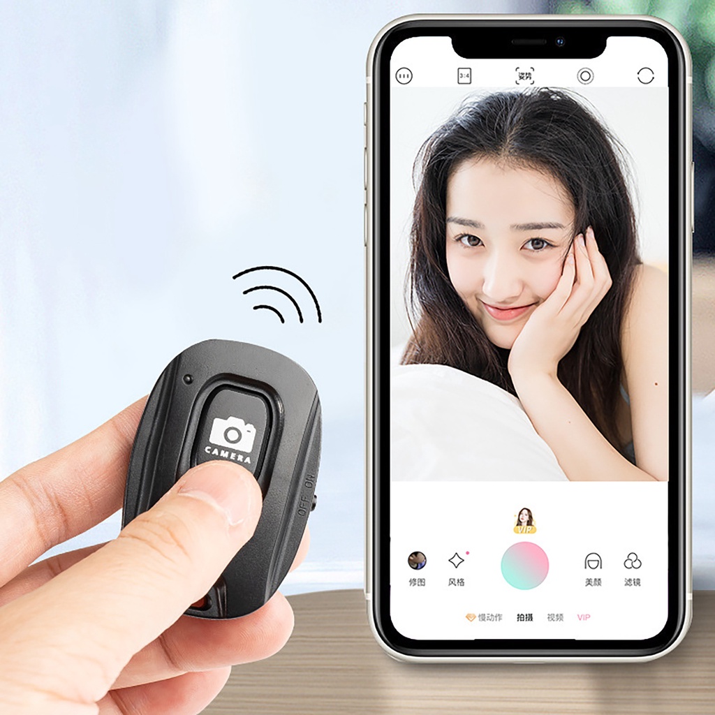 PO-Bluetooth 4 Không Cài Nút Cho Điện Thoại Thông Minh Chụp Ảnh,Thiết Bị Điều Khiển Từ Xa