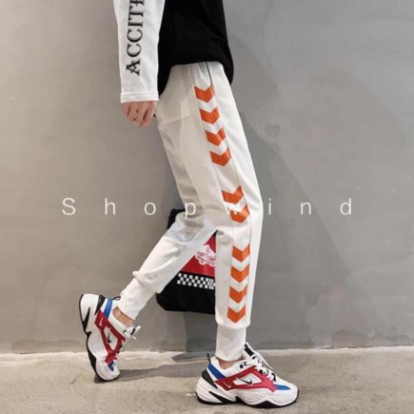 Quần jogger Nỉ unisex Nỉ Mũi Tên nam nữ phong cách trẻ trung năng động