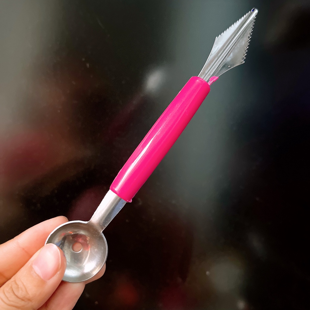 Dụng cụ tỉa hoa quả 2 đầu đa năng - Dao tỉa hoa quả thông minh 𝐂𝟖𝟎