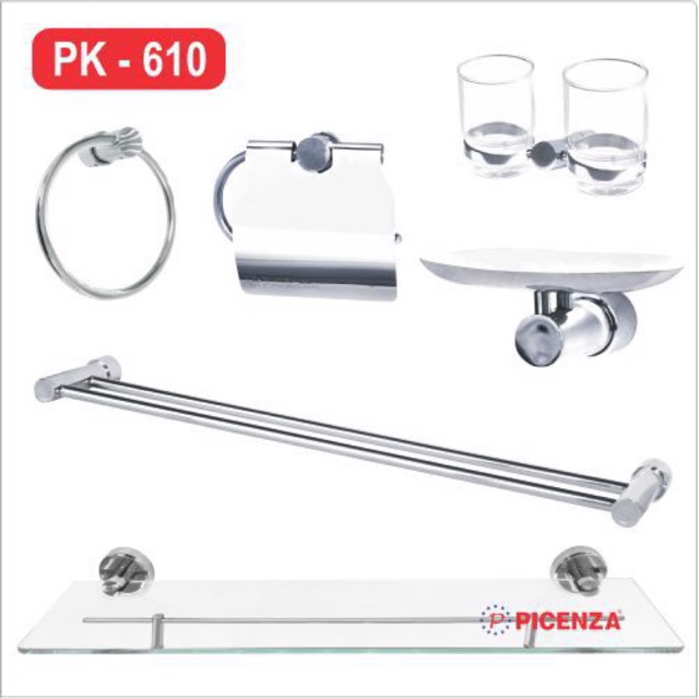 Bộ phụ kiện phòng tắm Picenza PK-610