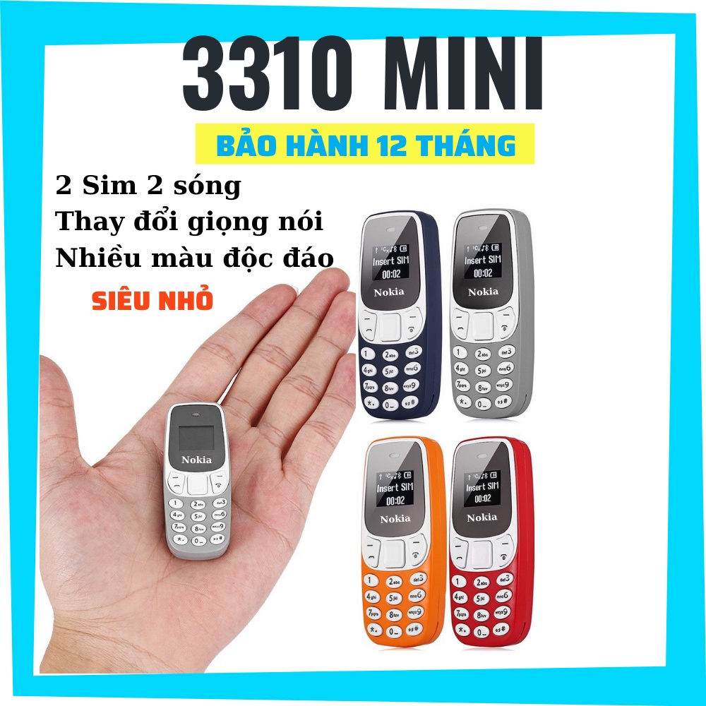 Điện Thoại Siêu Dễ Thương Mini BM10 Thay Đổi Giọng Nói Làm Điện Thoại Mẹ Bồng Con