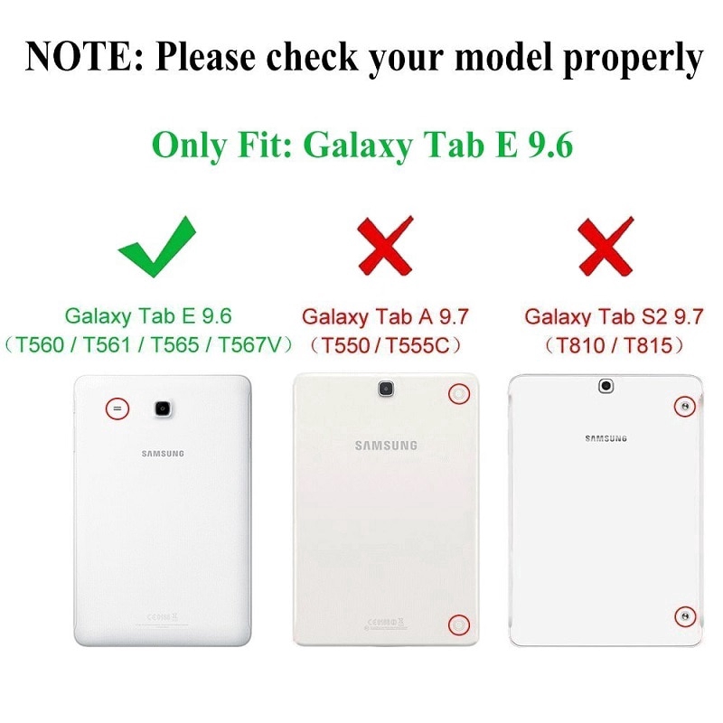 Bao da bọc điện thoại chuyên dụng cho Samsung Galaxy Tab E 9.6 T560 T561 SM-561 SM-T560