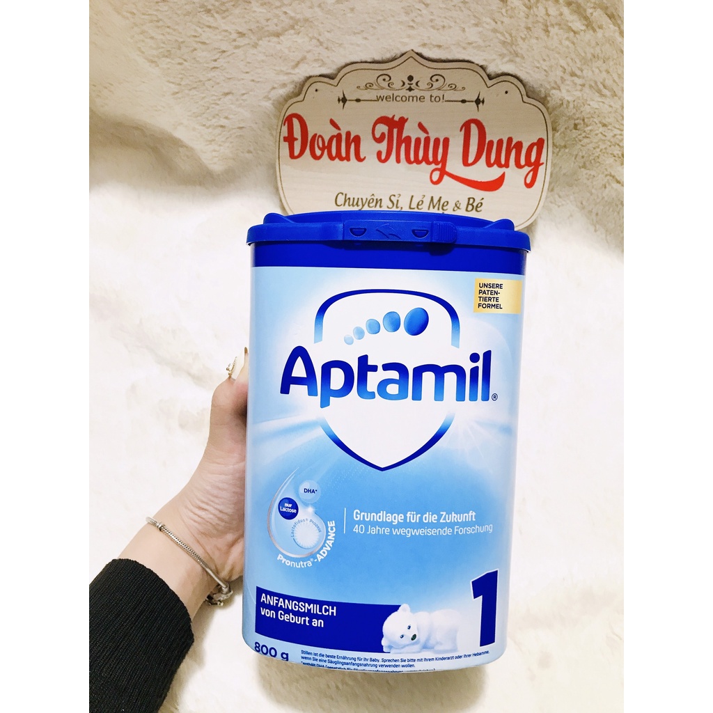 Sữa APTAMIL xanh cao 900g- Mẫu mới Nội Địa Đức t1/2023