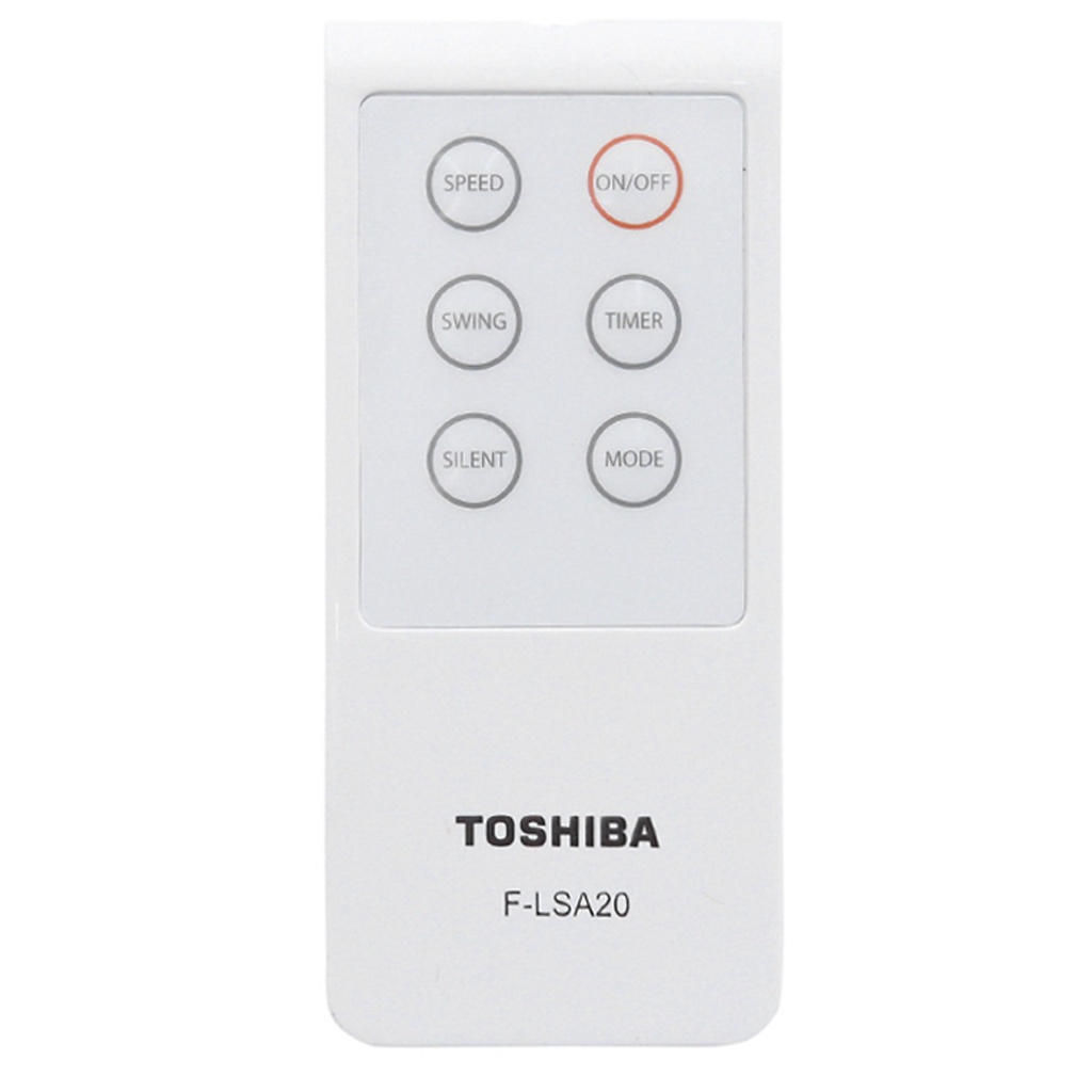 Quạt đứng điều khiển từ xa Toshiba F-LSA20(H)VN 5 cánh hẹn giờ tắt /mở màu xám - Bảo hành hãng 12 tháng