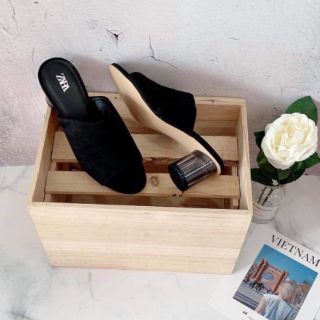 Guốc gót thủy tinh 5p