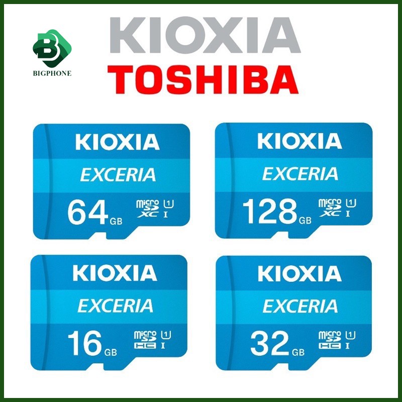 Thẻ nhớ Toshiba Micro SDHC 16GB 32GB 64GB C10 UHS-I 100MB/s.BH 60 Tháng Chính hãng.