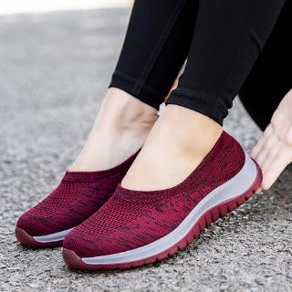 Giày Casual Nữ Đế Bệt Khô Thoáng Size 35-41