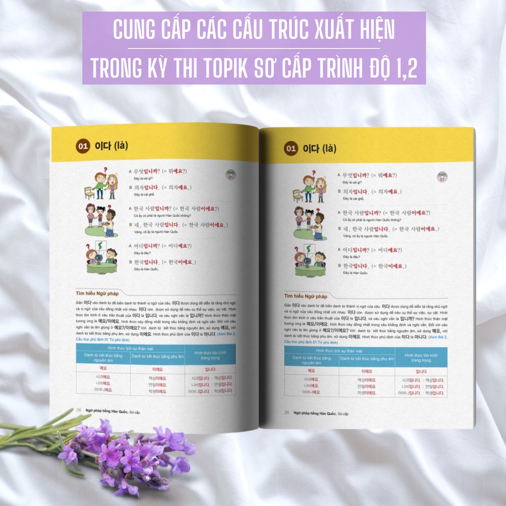 Sách - Ngữ Pháp Tiếng Hàn Thông Dụng  – Korean Grammar In Use - Bizbooks Tặng Sổ Tay, Bookmark