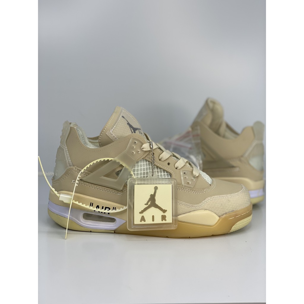 Giày Sneaker JORDAN4 Rento + kèm 3 bộ dây phụ (Full sz, full Box, Tag)
