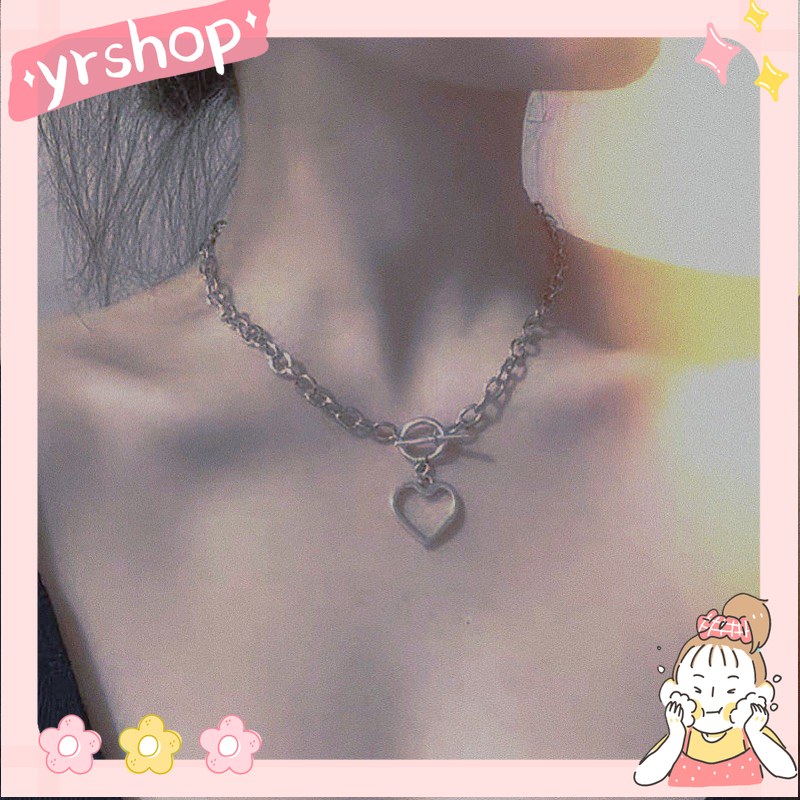 Vòng cổ retro punk chất liệu kim loại dây đeo xích dày thời trang cho những người hâm mộ hip hop