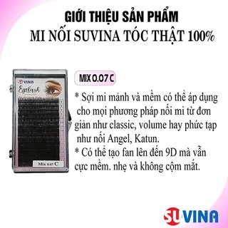 Mi Nối Suvina Mix 16 Line 100% Tóc Thật