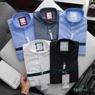 Áo sơ mi cổ trụ Zara vải oxford, lên dáng sang lắm nha