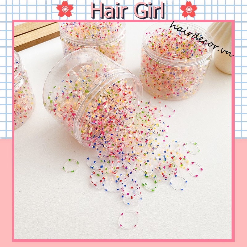 Dây buộc tóc dùng một lần không làm tổn thương tóc bé gái