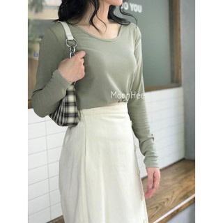 Áo Thun Trơn 5 Màu A8959 Moonhee
