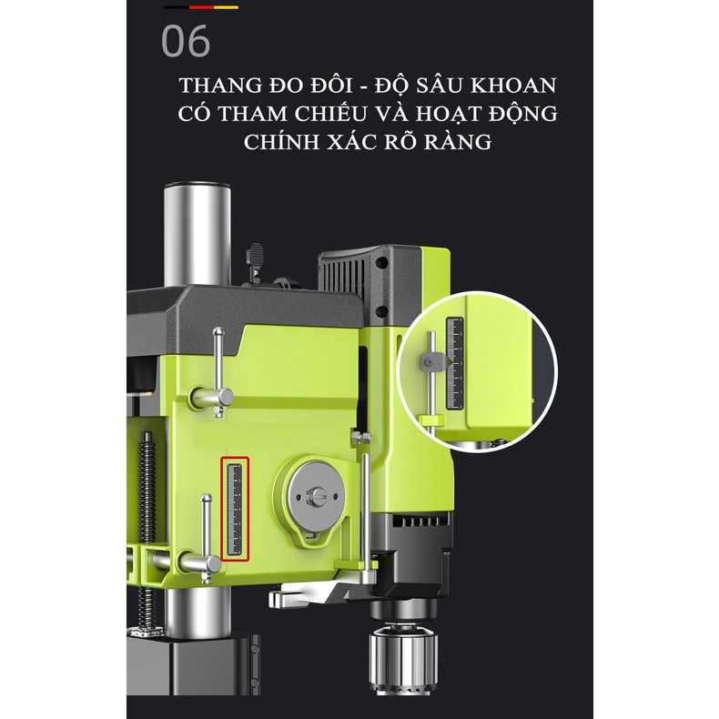 Giá Đỡ Máy Khoan Bàn Kèm Máy Khoan điện 710W, 880W, 1050W – Một Sản Phẩm Của Zhipu