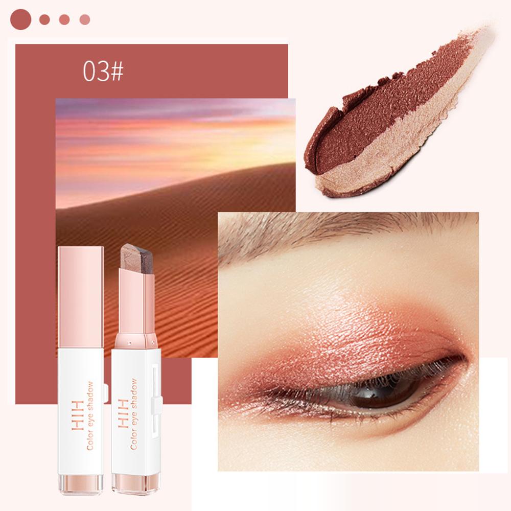 Phấn Mắt Dạng Thỏi Hai Màu Sắc Long Lanh Chống Nước Chống Mồ Hôi